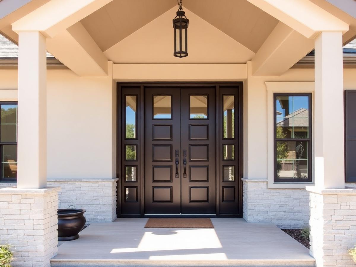 Front entry door installation